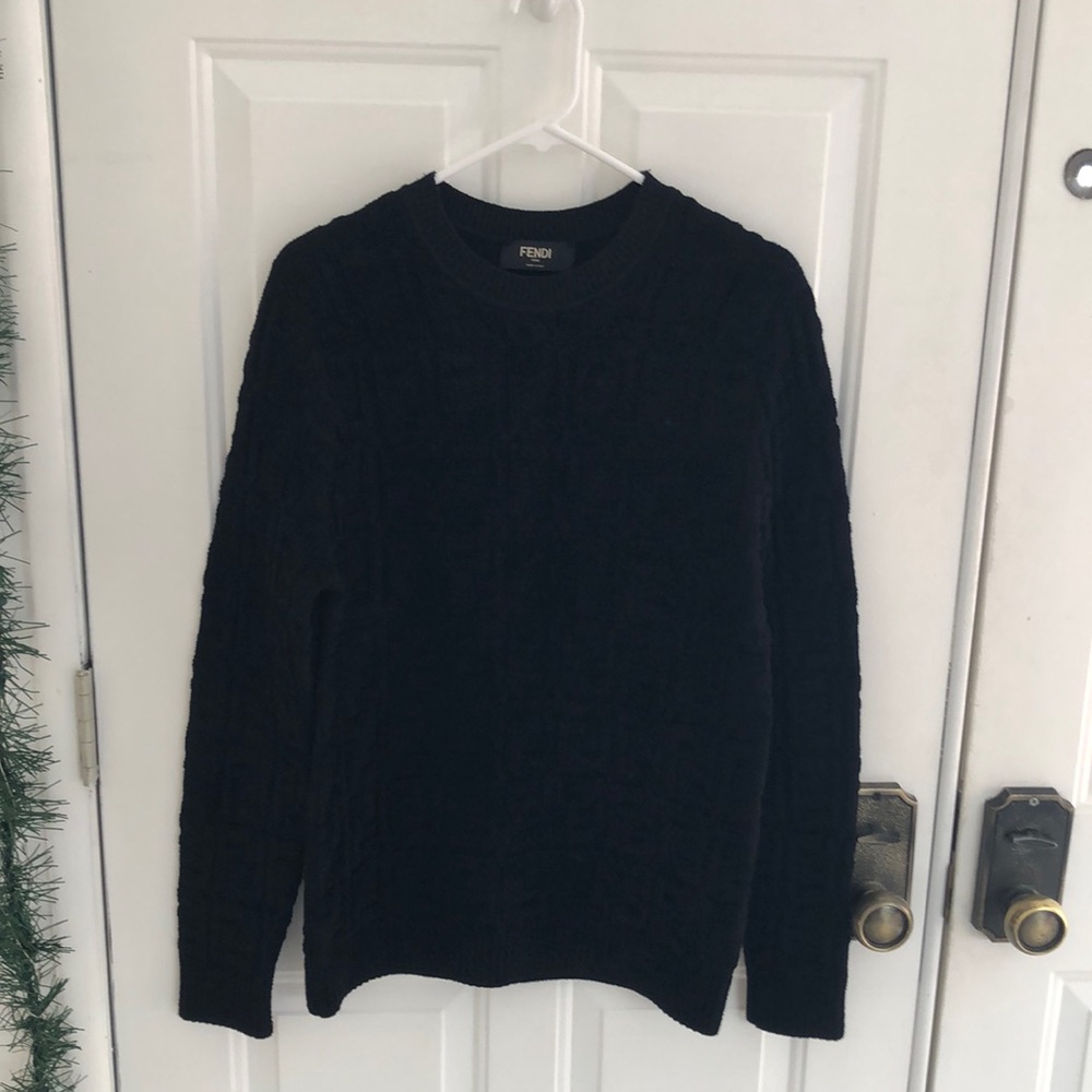 Fendi Wool Blend Pullover Sweater